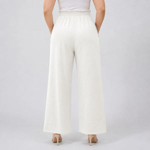Tie Waist Wide Leg Pants WHD0606430