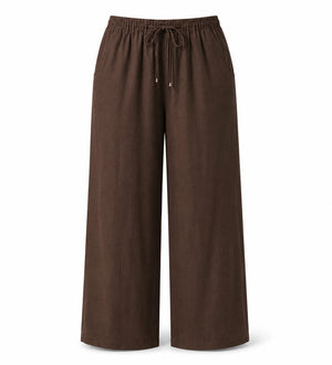 Drawstring Wide Leg Pants WHD0606431
