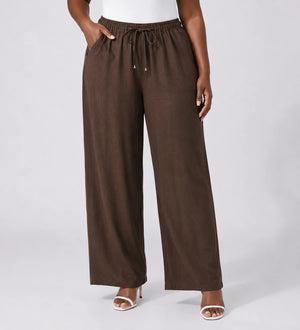 Drawstring Wide Leg Pants WHD0606431