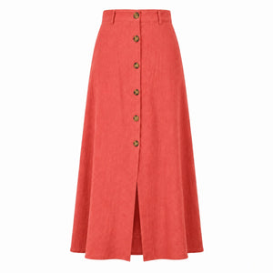 Button Front Maxi Skirt WHD0606480