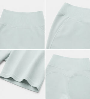 Ribbed Waist Biker Shorts WHD0606505-JYMA057