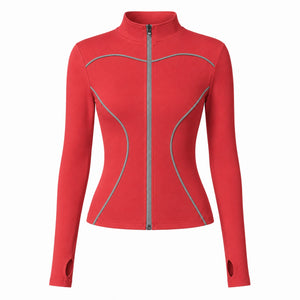 Contrast Piping Zip Jacket WHD0606521-JYMW060