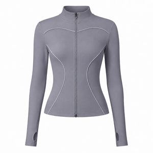 Contrast Piping Zip Jacket WHD0606521-JYMW060