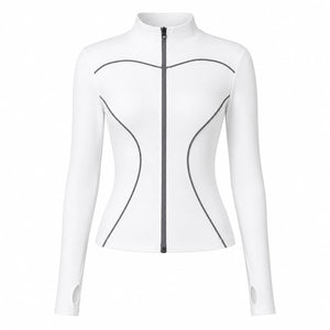 Contrast Piping Zip Jacket WHD0606521-JYMW060