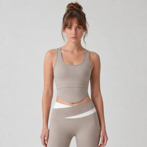 Scoop Neck Activewear Set WHD0606528-JYMB007