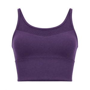 Cutout Back Longline Sports Bra WHD0606529-MTXWX60