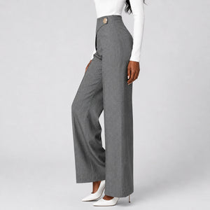 Wrap Waist Wide Leg Pants WHD0606537