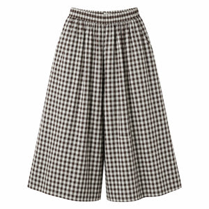 Gingham Wide Leg Pants WHD0606544