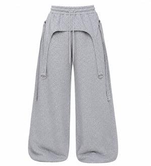 D-Ring Wide Leg Sweatpants WHD0606546