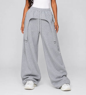 D-Ring Wide Leg Sweatpants WHD0606546