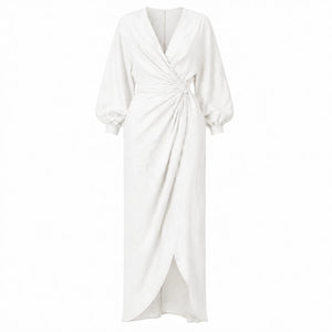 Wrap Tie Maxi Dress WHD0606548