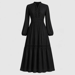 Lace Trim Maxi Dress WHD0606553