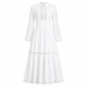 Lace Trim Maxi Dress WHD0606553