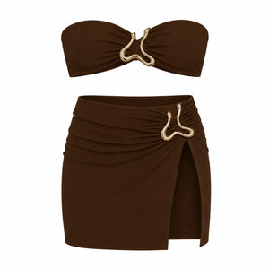 Shell Detail Skirt Set WHD0606558-KA-P541-24