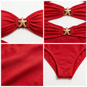 Starfish Cutout One-Piece Swimsuit WHD0606559-KA-P545-02