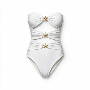 Shell Cutout One-Piece Swimsuit WHD0606560-KA-P545-04