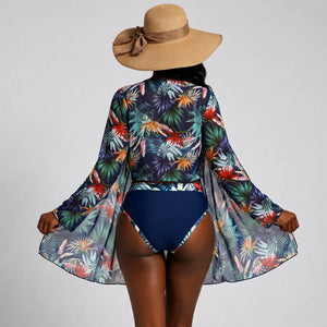 Tropical Three-Piece Swim Set WHD0606567-KA-P639-22