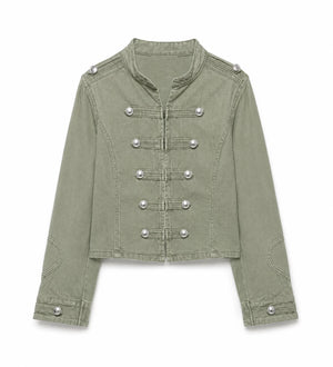 Cropped Military Button Jacket WHD0606578