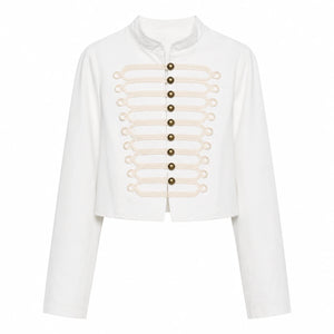Frog Trim Cropped Jacket WHD0606584