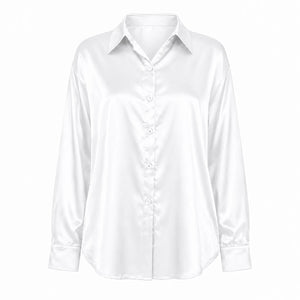Satin Button-Up Shirt WHD0606592