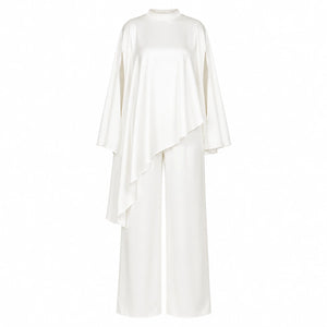 Cape Sleeve Wide Leg Set WHD0606604