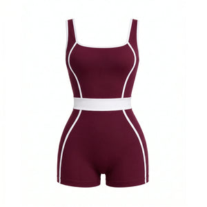 Contrast Trim Active Romper WHD0606623