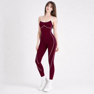 Crisscross Back Active Jumpsuit WHD0606625