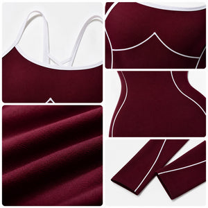 Crisscross Back Active Jumpsuit WHD0606625