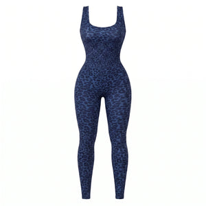 Leopard Cross-Back Active Jumpsuit WHD0606626