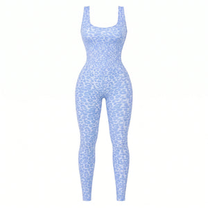 Leopard Cross-Back Active Jumpsuit WHD0606626