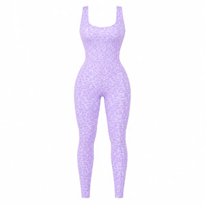 Leopard Cross-Back Active Jumpsuit WHD0606626