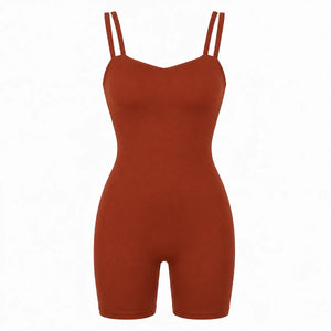Double Strap Cutout Romper WHD0606634