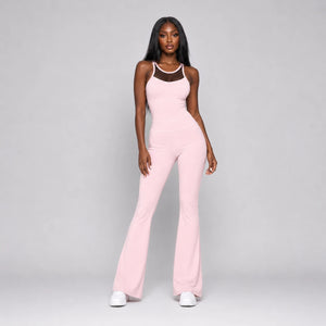 Open Back Flared Jumpsuit WHD0606636