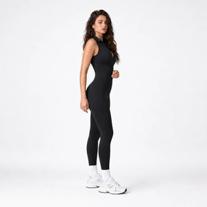 Zip Front Athletic Jumpsuit WHD0606638