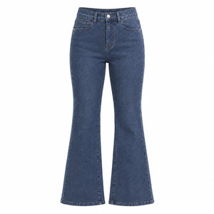 Bow Embroidered Flare Jeans WHD0607045