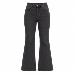 Bow Embroidered Flare Jeans WHD0607045