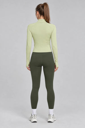 WEARHUB Polyester-Spandex Color-Block Active Jacket — product, back view