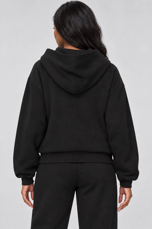 WEARHUB Cotton-Polyester Fleece Active Jacket — WHZ007 — product, back view