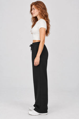WEARHUB Cotton-Polyester Fleece Sweatpants — WHZ009 — product, side view