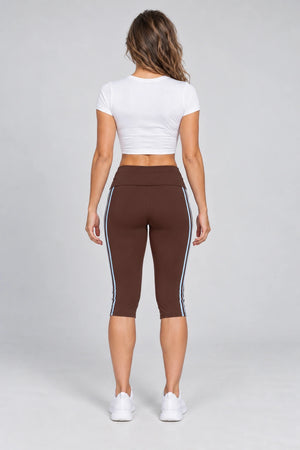 WEARHUB Nylon-Spandex Barely-There Mid-Length Active Shorts — WHZ022 — product, back view