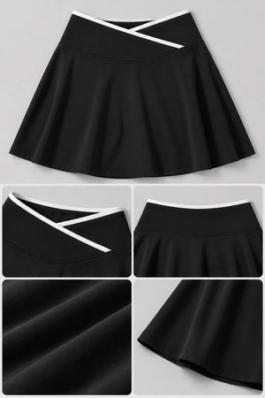 WEARHUB Nylon-Spandex Barely-There Active Skirt — WHZ037 — product, details view