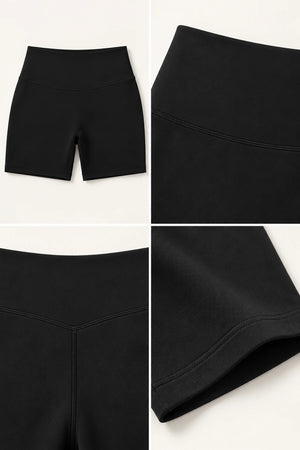 WEARHUB Nylon-Spandex Barely-There Active Shorts — WHZ061 — product, details view