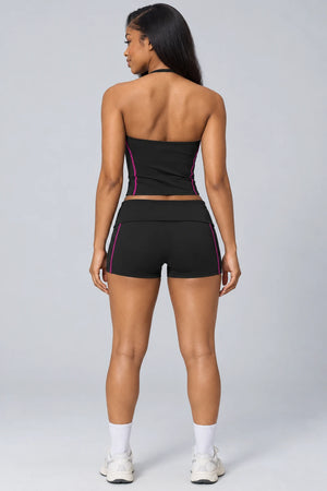 WEARHUB Nylon-Spandex Stretch Active Tank — WHZ102 — product, back view