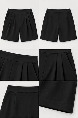 WEARHUB Nylon-Spandex Brushed Active Shorts — WHZ105 — product, details view