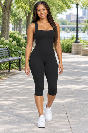 WEARHUB Nylon-Spandex Barely-There Active Jumpsuit — WHZ110 — product, scene view