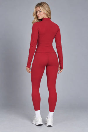 WEARHUB Nylon-Spandex Seamless Active Jacket — WHZ115 — product, back view