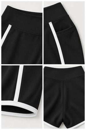 WEARHUB Nylon-Spandex Barely-There Active Shorts — WHZ116 — product, details view