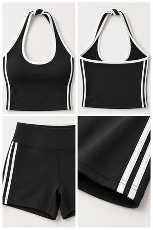 WEARHUB Nylon-Spandex Barely-There Active Shorts — WHZ118 — product, details view