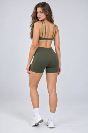 WEARHUB Nylon-Spandex Barely-There Sports Bra — WHZ139 — product, back view