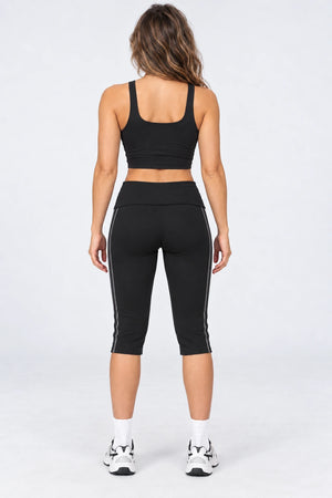 WEARHUB Nylon-Spandex Barely-There Mid-Length Active Shorts — WHZ146 — product, back view